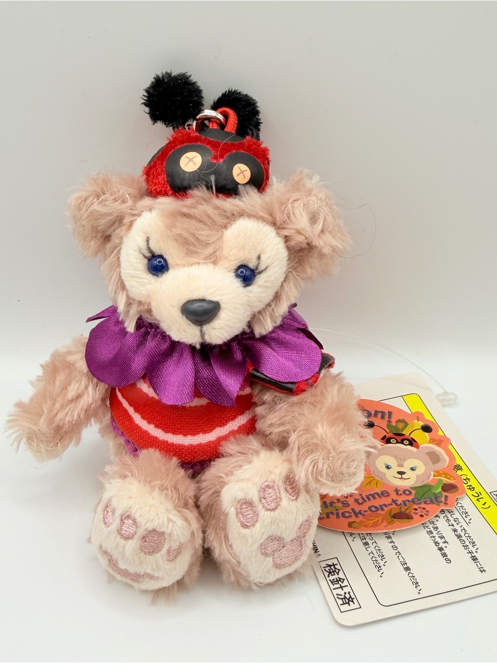 NEW Authentic Shellie May Plush Strap Tokyo Disney Sea Japan Halloween Ladybug